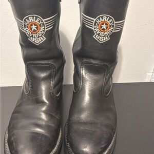 Genuine Harley-Davidson Black Men's Riding Boots sz 8